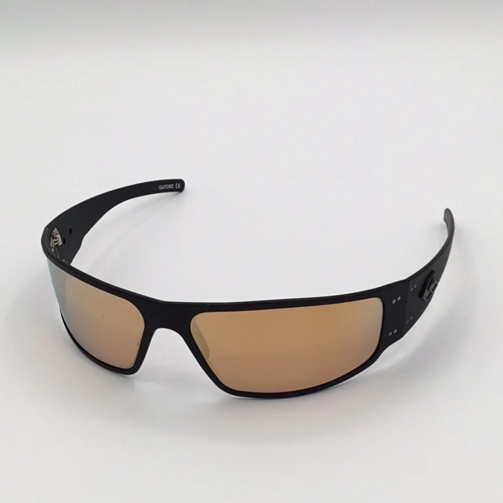 Gatorz Magnum Gold Mirrored Polarized Sunglasses - Picture 3 of 8